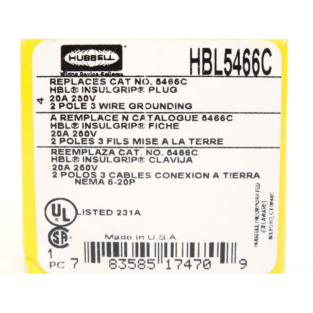 Hubbell HBL5466C / Neu OVP - Maranos.de