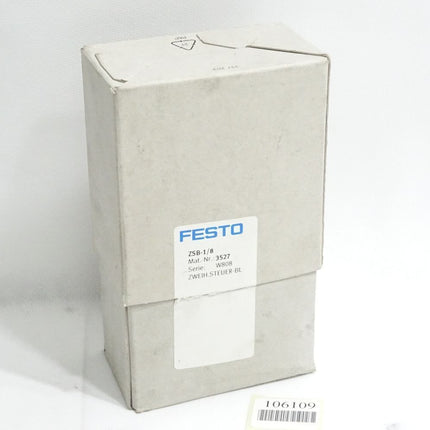 Festo 3527 Zweihand-Steuerblock ZSB-1/8 / Neu OVP - Maranos.de