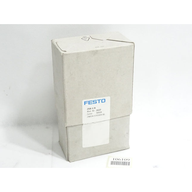 Festo 3527 Zweihand-Steuerblock ZSB-1/8 / Neu OVP - Maranos.de
