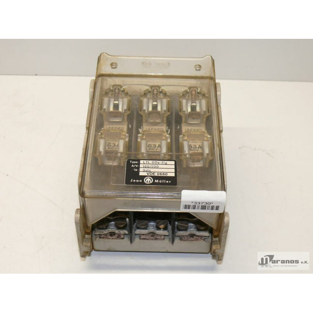 Jean Müller LTL 00A-3ig 160/500 VDE 0660 - Maranos.de