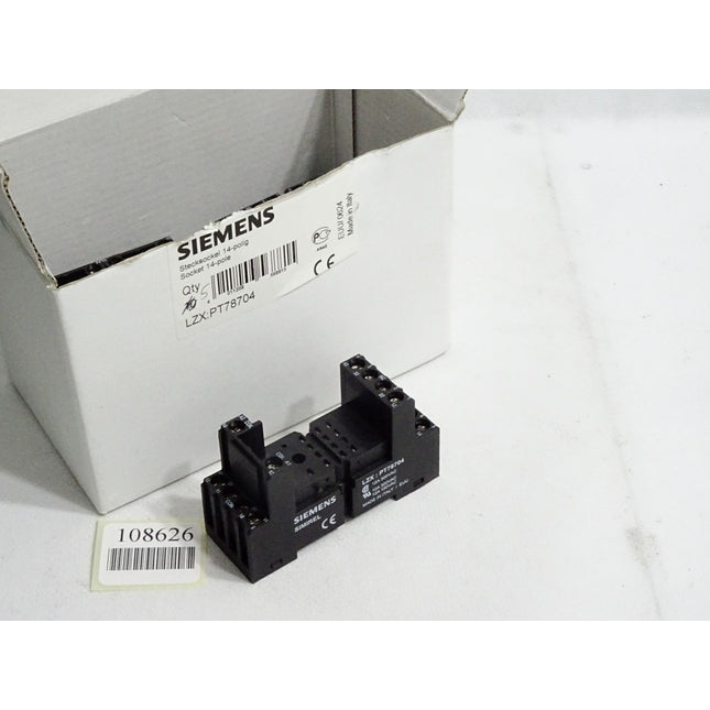 Siemens Stecksockel 14-polig PT78704 / Inhalt:5 Stück / Neu OVP - Maranos.de