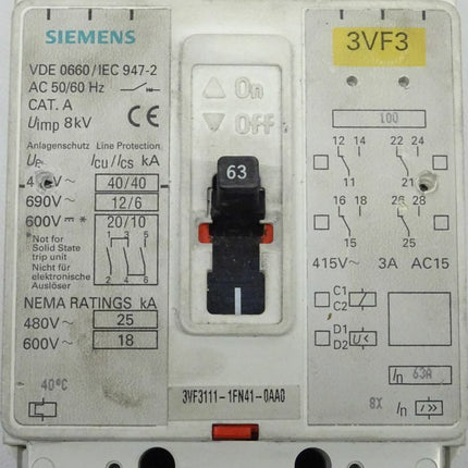 Siemens Simatic 3VF3111-1FN41-0AA0 / 3VF3 111-1FN41-0AA0 - Maranos.de