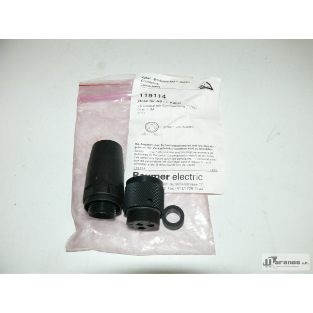 NEU-OVP Baumer 119114 Kabel- Winkelstecker Connectors Dose für AS-i Kabel - Maranos.de