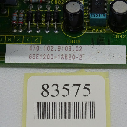 Siemens 6SE1200-1AB20-2 / 6SE 1200-1AB20-2 / Simovert / Neu - Maranos.de