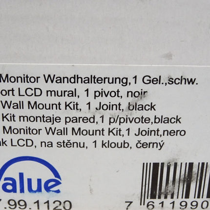 Value 17.99.1120 LCD Wandhalterung / Neu OVP - Maranos.de