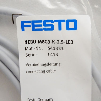 Festo 541333 Verbindungsleitung NEBU-M8G3-K-2.5-LE3 / Neu OVP - Maranos.de