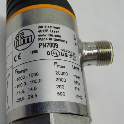 IFM Electronics PN7009 IP65 20134A Druckschalter Drucksensor / NEU - Maranos.de