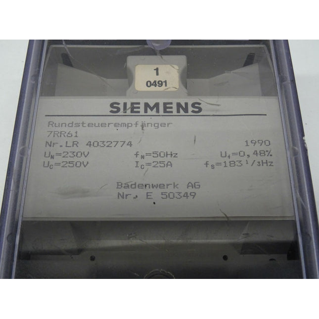 Siemens 7RR61 Rundsteuerempfänger - Maranos.de