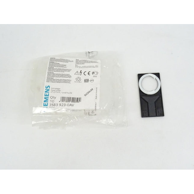 Siemens 10Stk 3SB3923-0AV Schildträger 3SB3 923-0AV NEU-OVP - Maranos.de