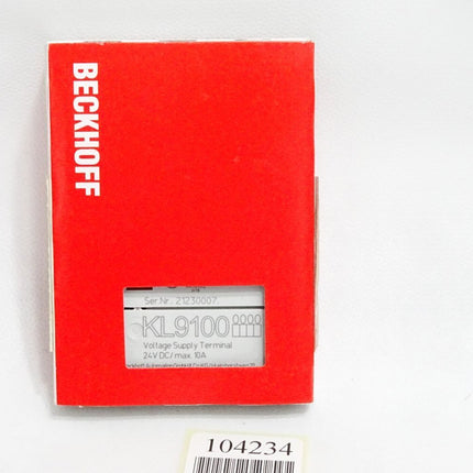 Beckhoff KL9100 Potentialeinspeiseklemme / Neu OVP versiegelt - Maranos.de
