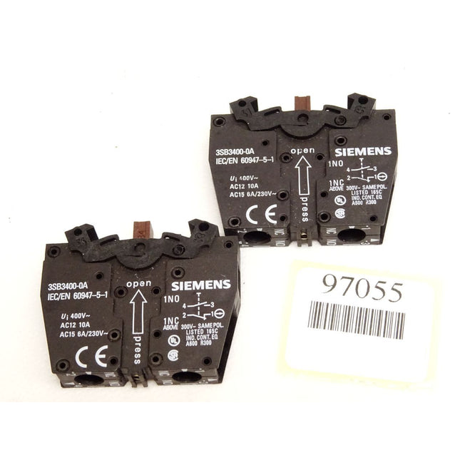 Siemens Schaltelement 3SB3400-0A / Inhalt : 2 Stück - Maranos.de