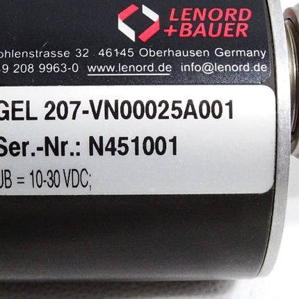 Lenord+Bauer Inkrementale Drehgeber GEL207-VN00025A001 GEL 207-VN00025A001 - Maranos.de