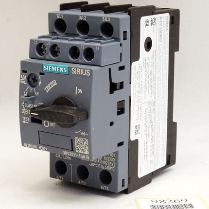 Siemens Sirius Leistungsschalter 3RV2011-1GA15 / Neu - Maranos.de