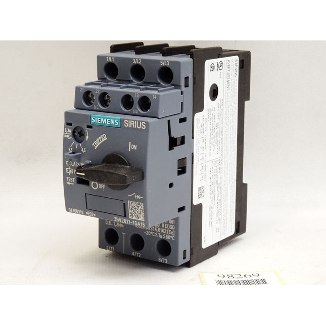 Siemens Sirius Leistungsschalter 3RV2011-1GA15 / Neu - Maranos.de