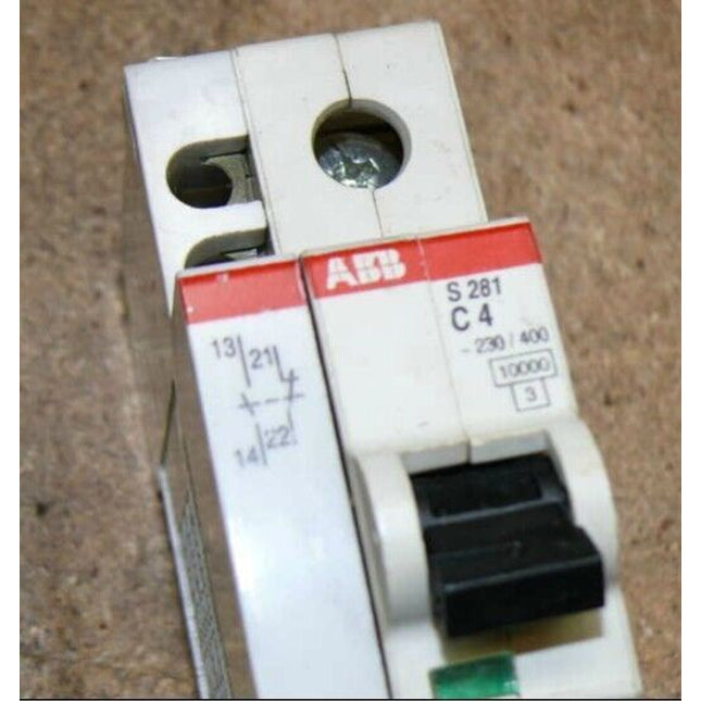 ABB S281 C4 / C 4 / Sicherungsautomat / 230 / 400 - Maranos.de