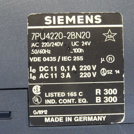 Siemens 7PU4220-2BN20 - Maranos.de