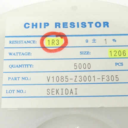 5000x SEKIDAI SMD V1085-Z3001-F305 ( 1206 1R3 - Maranos.de