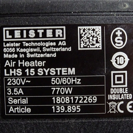 Leister LHS 15 SYSTEM 139.895 Lufterhitzer - Maranos.de