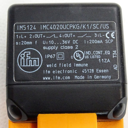 Ifm electronic Induktiver Sensor IM5124 IMC4040-UCPKG/K1/SC/US Neu - Maranos.de