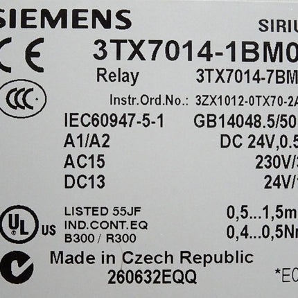Siemens 3TX7014-1BM02 Relais - Maranos.de