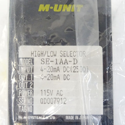 M-System M-Unit High/low selector / SE-1AA-D / Neu OVP - Maranos.de