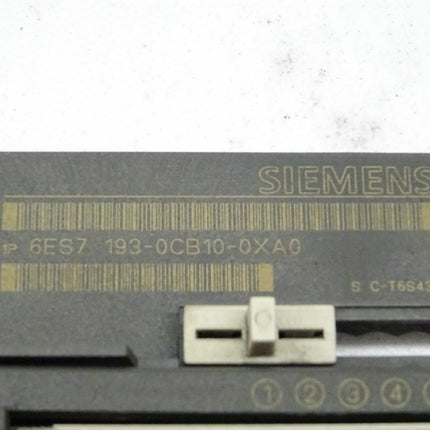 Siemens SIMATIC S7 6ES7193-0CB10-0XA0 / 6ES7 193-0CB10-0XA0 Terminalblock - Maranos.de