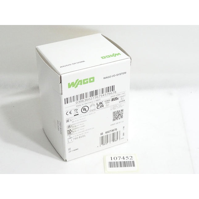 Wago 750-8101 Controller PFC100 2x ETHERNET / Neu OVP versiegelt - Maranos.de