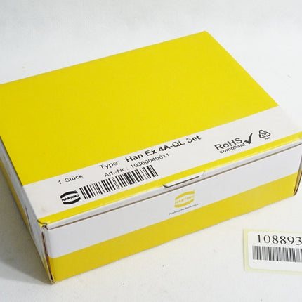 Harting Steckverbinder 10360040011 Han Ex 4A-QL Set  / Neu OVP versiegelt - Maranos.de