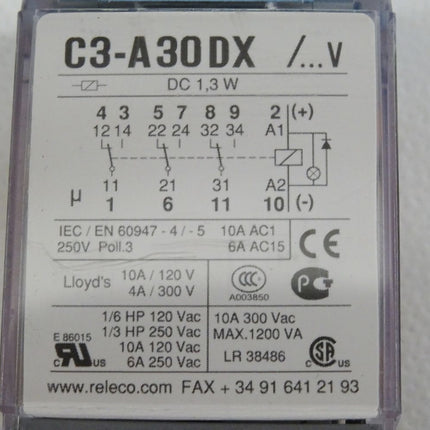 Releco MR-C C3-A30DX + Finder 90.83.30 - Maranos.de