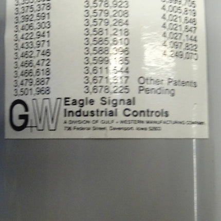 Danaher Controls HP50B5 EAGLE SIGNAL TIMER CYCLE-FLEX - Maranos.de