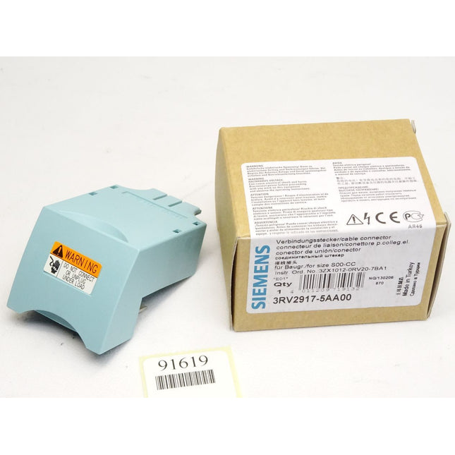 Siemens Verbindungsstecker 3RV2917-5AA00 / Neu OVP - Maranos.de