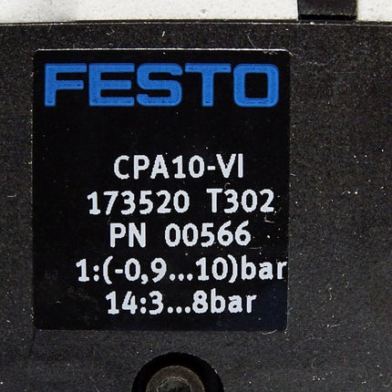 Festo 173510 CPA10-IFB-CP + 173520 Ventilinsel CPA10-VI + 173449 173451 173452 - Maranos.de