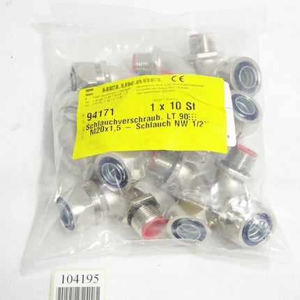 Helukabel 94171 Schlauchverschraub. LT 90 M20x1,5 Schlauch NW 1/2 " / Inhalt:10 Stück / Neu OVP - Maranos.de