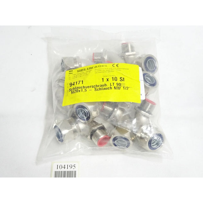 Helukabel 94171 Schlauchverschraub. LT 90 M20x1,5 Schlauch NW 1/2 " / Inhalt:10 Stück / Neu OVP - Maranos.de