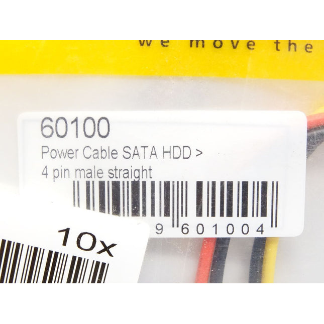 Delock 60100 / Power Cable SATA HDD / Inhalt : 10 Stück / Neu OVP - Maranos.de