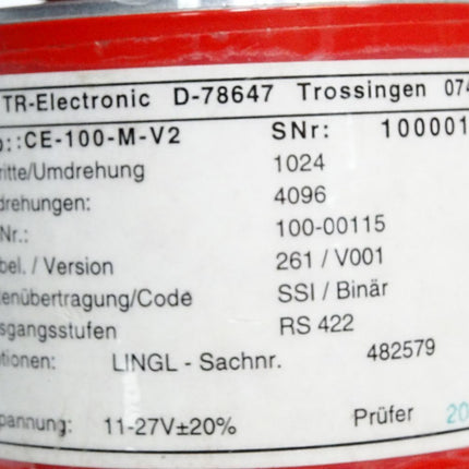 TR Electronic CE-100-M-V2 CE100M-V2 100-00115 CE100M-V2 - Maranos.de