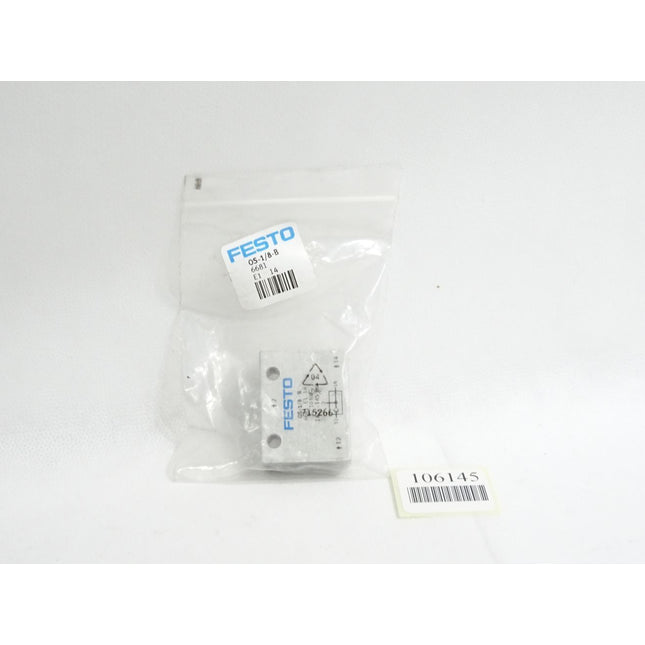 Festo 6681 ODER-Glied OS-1/8-B / Neu OVP - Maranos.de