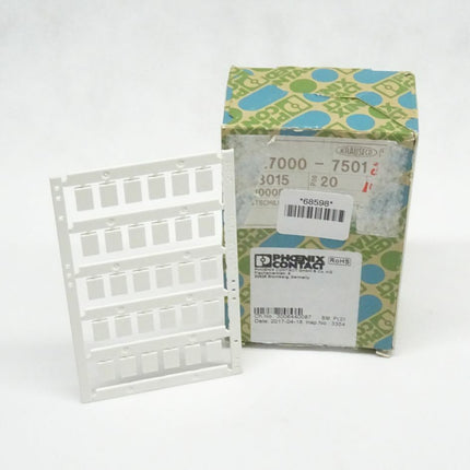 Phoenix Contact 10Stk 0830765 Einrastschildchen UCT-EM (7X10) / 08 30 76 5 NEU-OVP - Maranos.de