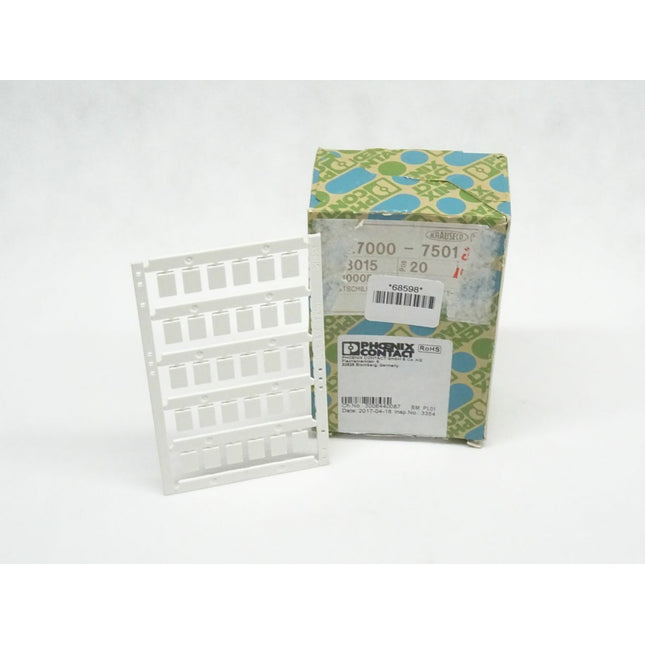 Phoenix Contact 10Stk 0830765 Einrastschildchen UCT-EM (7X10) / 08 30 76 5 NEU-OVP - Maranos.de