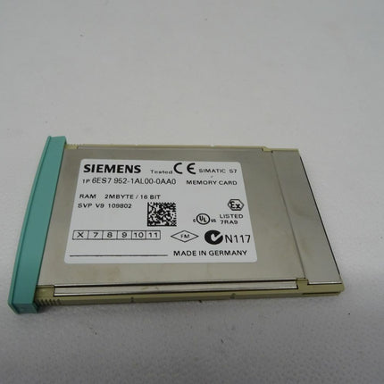 Siemens Simatic S7 6ES7952-1A10L00-0AA0 Memory Card RAM 2 MBYTE 16 BIT E-Stand: 06 - Maranos.de