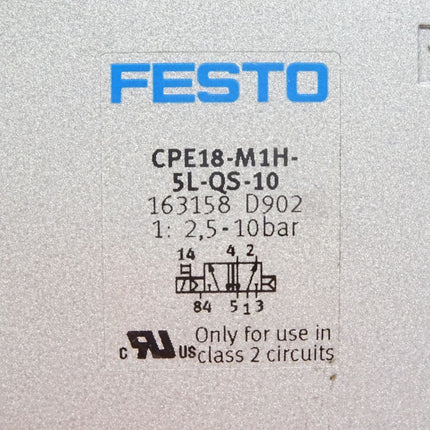 Festo CPE18-M1H-5L-QS-10 / 163158 / Neu - Maranos.de
