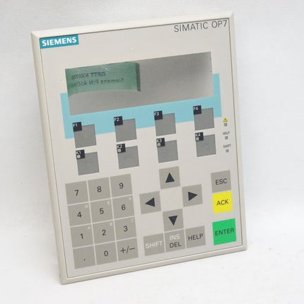 Siemens Front OP7-PP OP7-DP OP7-DP12 A5E00076354 750104002 6AV3607-1JC Rahmen ok - Maranos.de