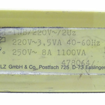 PILZ 478064 P11-1NB/220V~/2Uz Sicherheitsschalter Sicherheitsrelais - Maranos.de
