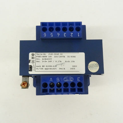 Frei J160-5045.00 Transformer FTEU/SETN 160 220/180VA // J 160-5045.00 - Maranos.de