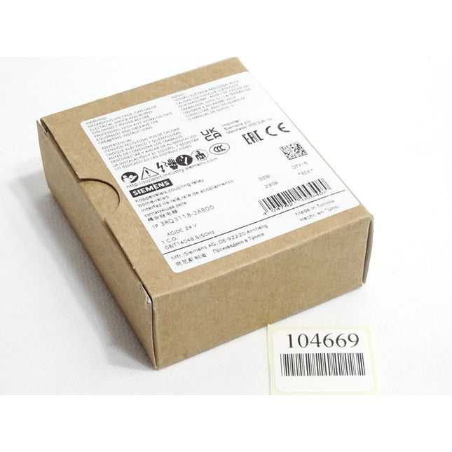 Siemens Koppelrelais 3RQ3118-2AB00 / Inhalt:5 Stück / Neu OVP - Maranos.de