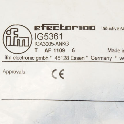 Ifm Efector100 IG5361 IGA3005-ANKG / Neu OVP - Maranos.de