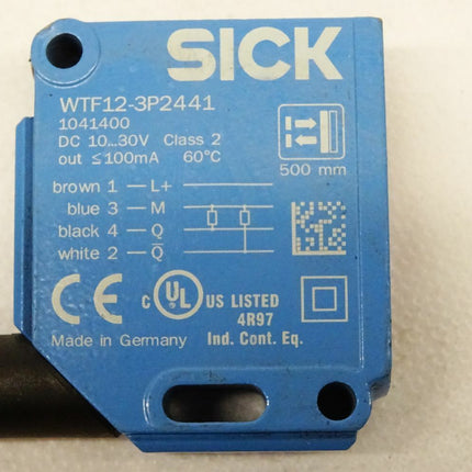 Sick photoelectric sensor WTF12-3P2441 / 1041400 - Maranos.de