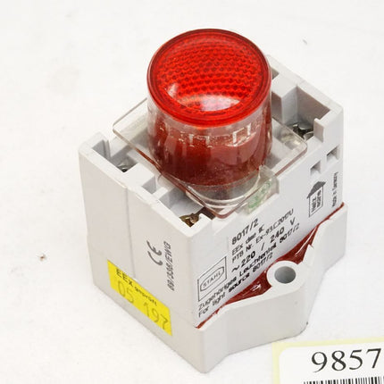 Stahl 8017/2 Leuchtmelder rot - Maranos.de