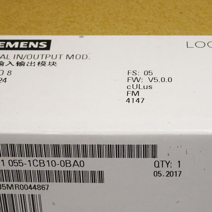 Siemens Logo! 6ED1055-1CB10-0BA0 6ED1 055-1CB10-0BA0 Neu OVP versiegelt - Maranos.de