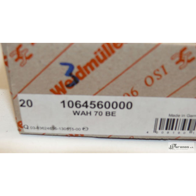 Neu 1x Weidmüller WAH 70 BE Abdeckung - Maranos.de